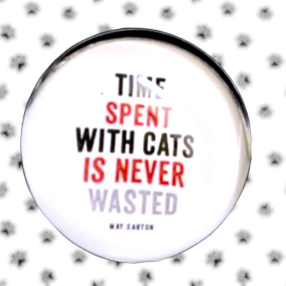 Fridge Domed Glass Magnet FRINGE 6 Piece Set CAT LOVE AND APPRECIATION - Picture 6 of 11